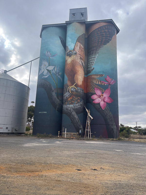 Kaniva Silo as seen from Gate