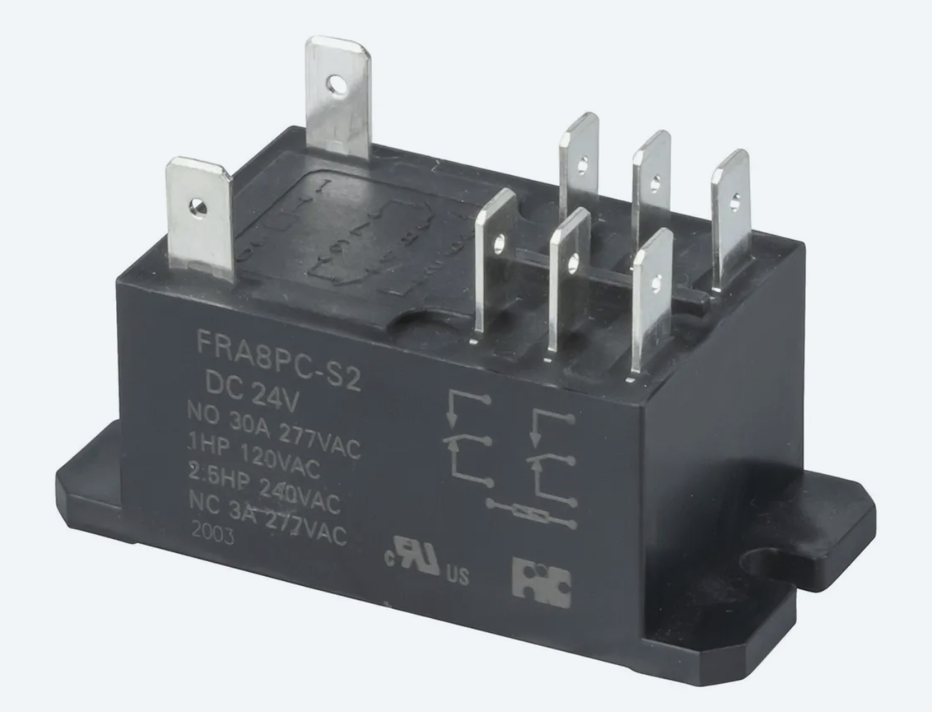 24v DPDT Relay used to provide 24v and 12v ignition