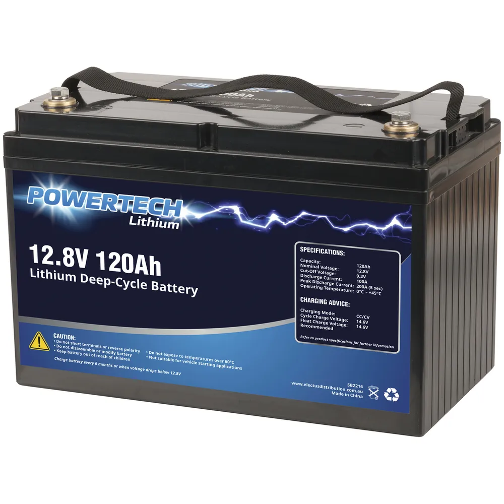 Jaycar Powertech 120AH Lithium Battery