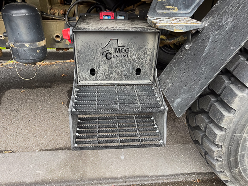 Mog Central Unimog Battery Box and Triple Steps