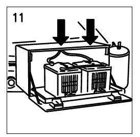 Unimog U1700 Battery Compartment Slide Diagram