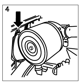 Unimog U1700 Windscreen Washer fill point